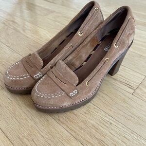 Sperry Brown Suede Women's Loafers